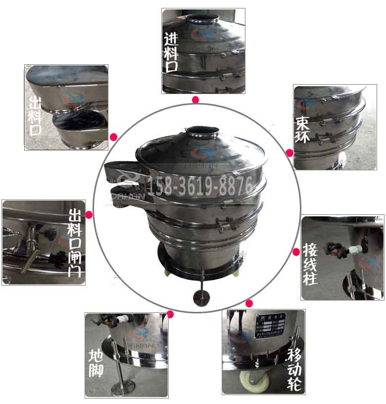 振動篩分機細節(jié)圖