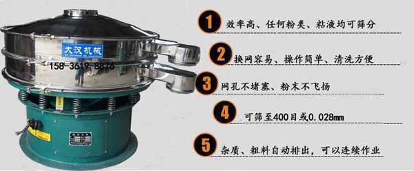 復(fù)合粉料振動篩特點(diǎn) 復(fù)合粉料振動篩特點(diǎn)